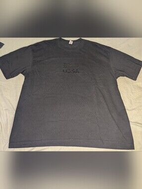 BORN X RAISED USSA US Made Men's Black Logo T-Shirt